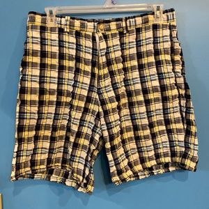 EUC Kelly’s Kids Vintage Men’s Plaid Shorts size Medium